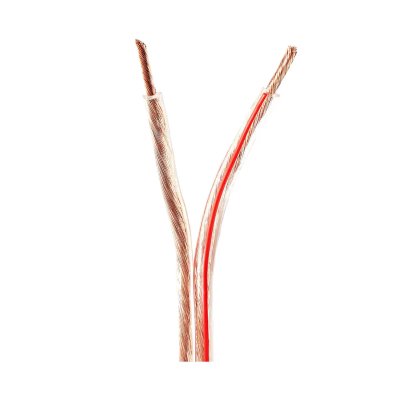 NEDIS C&acirc;ble de haut-parleur 2x 4,00 mm2 100 m bobine transparent