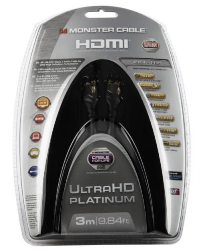 MONSTER CABLE C&acirc;ble HDMI Monstercable 3M UHD 22.5Gbps