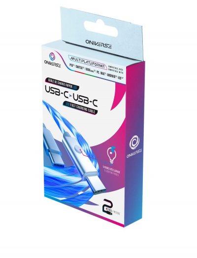 ONIVERSE Cable Led Type C -c 2 Metres -  