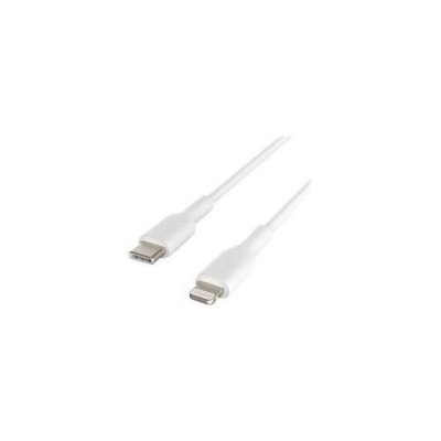 BELKIN C&acirc;ble Lightning  vers USB-C 1m blanc Multicolore 