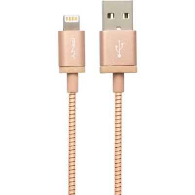 PNY C&acirc;ble m&eacute;tal lightnusb chargsync1,2m roseg nc