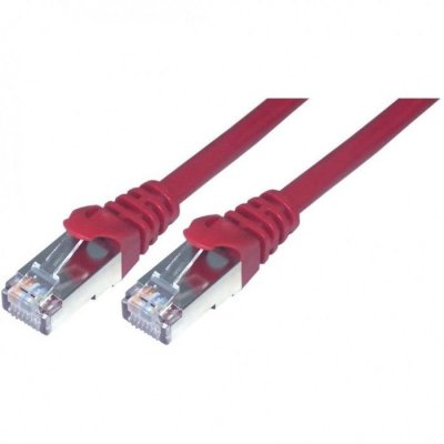 MCL C&acirc;ble rj45 cat 6 blind{ - 1m - rouge
