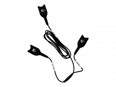 SENNHEISER C&acirc;ble  qd/y double &eacute;coute