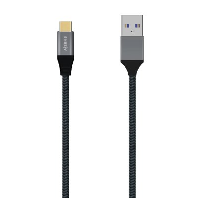 AISENS C&acirc;ble usb 3.1  a107-0631/ usb type-c male - usb male/ 1m/ gris