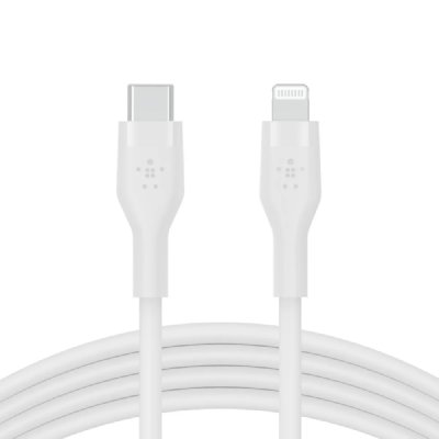 BELKIN C&acirc;ble USB-C vers Lightning 3 m Blanc -  Boost Charge