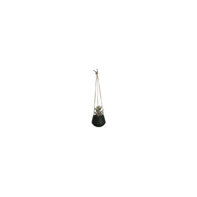 PRESENT TIME Cache-pot design suspendu small Skittle - H. 66 cm - Noir