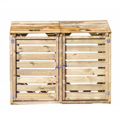 HABRITA Cache poubelle  double CP 15090