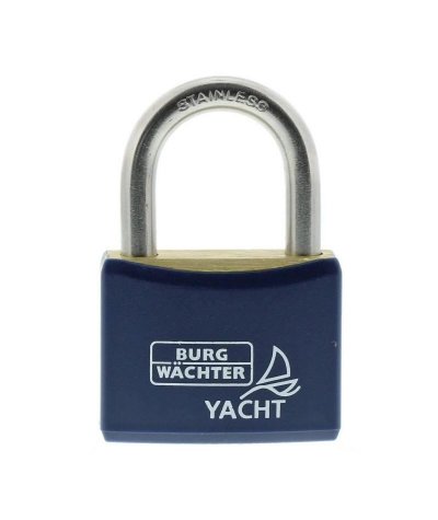 BURG WACHTER Cadenas avec serrure &agrave; cl&eacute; 2er Set Duo 460 Ni 40 SB laiton