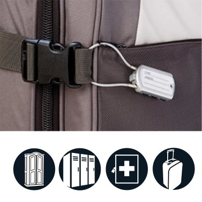 MASTER LOCK Cadenas porte-adresse &agrave; combinaison de 30mm - 