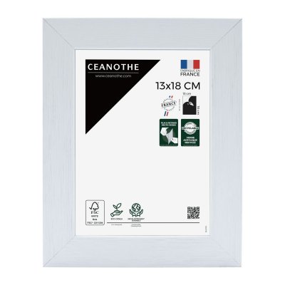 GENERIQUE Cadre photo blanc 13x18 cm bois reconstitu&eacute; fsc