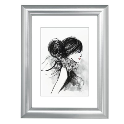 HAMA Cadre photo en plastique Sofia, argent, 40 x 50 cm