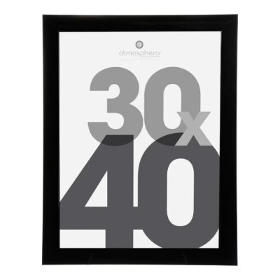 ATMOSPHERA Cadre photo Noir pour Photo 30 x 40 cm