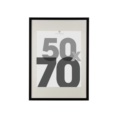 ATMOSPHERA Cadre Photo Noir pour Photo 50 x 70 cm - Noir - 