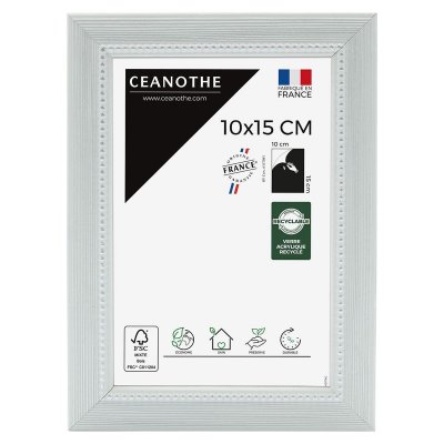 BRIO Cadre photo Perle gris clair 10x15 cm  34107