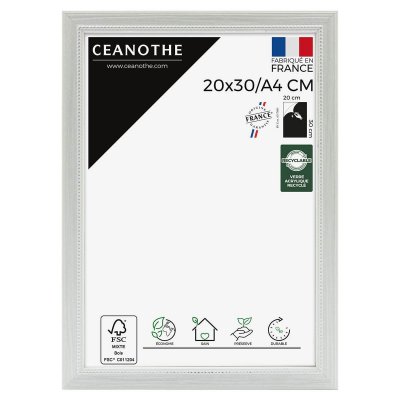 BRIO Cadre photo Perle gris clair 20x30 cm  34110