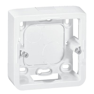 LEGRAND Cadre saillie blanc - 40 mm - 2 modules - Mosaic - 