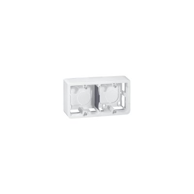 LEGRAND Cadre saillie pour 2 x 2 modules horizontal Mosaic - 