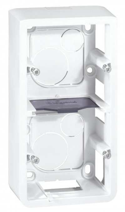 LEGRAND Cadre saillie pour 5 ou 2 x 2 modules vertical Mosaic - 