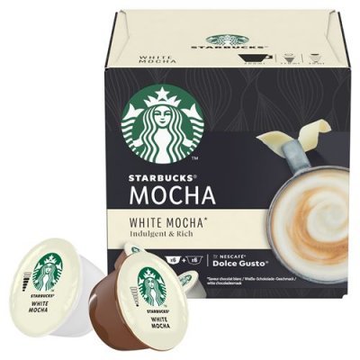 STARBUCKS Caf&eacute; Capsule Dolce Gusto White Mocha  - La Boite De 12