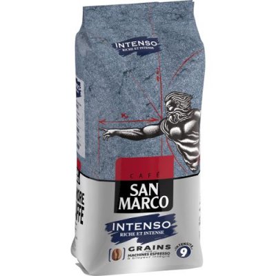 SEGAFREDO Caf&eacute; En Grains Intenso San Marco - Le Paquet De 500g