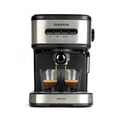TAURUS Cafeti&egrave;re &agrave; espresso Mercucio de 850W, 20 Bar avec r&eacute;servoir de 1.50L