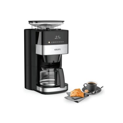 KRUPS Cafeti&egrave;re &agrave; filtre  Grind Aroma KM832810 1000 W Noir et Gris