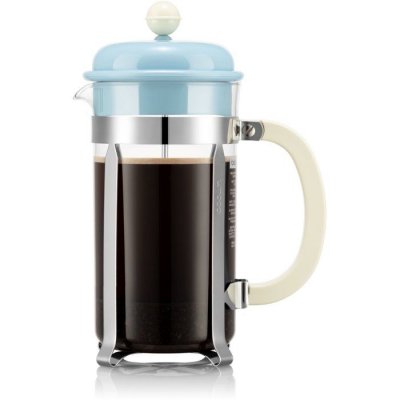 BODUM Cafeti&egrave;re &agrave; piston  Caffettiera 1 L 8 tasses verre bleu - Neuf