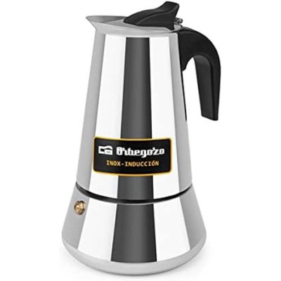Cafeti&egrave;re Acier Inoxydable Argent&eacute; 13x12x20 cm Argent m&eacute;tallique