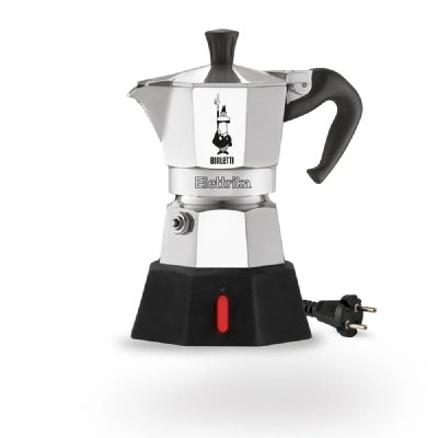 BIALETTI Cafeti&egrave;re  Moka Elettrika Argent et Noir