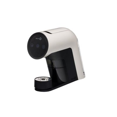 DELTA Cafeti&egrave;re Capsules -q Iconiq 1200 W 19 Bar Blanc 0.8 Litres