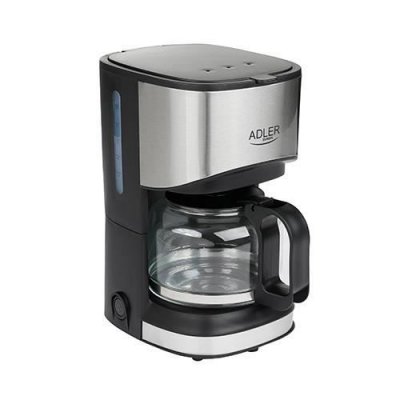 ADLER Cafeti&egrave;re &eacute;lectrique de 0,7l 550w gris noir