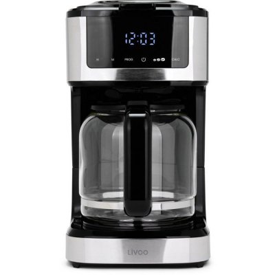 LIVOO Cafeti&egrave;re &eacute;lectrique programmable