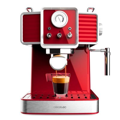 CECOTEC Cafeti&egrave;re Express Power Espresso 20 Tradizionale Light Red 