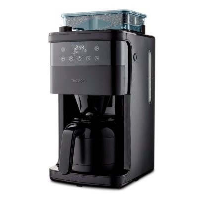 MEDION Cafeti&egrave;re Filtre Digitale Isotherme avec Broyeur -  - 1000W - 1,0L - Noir 