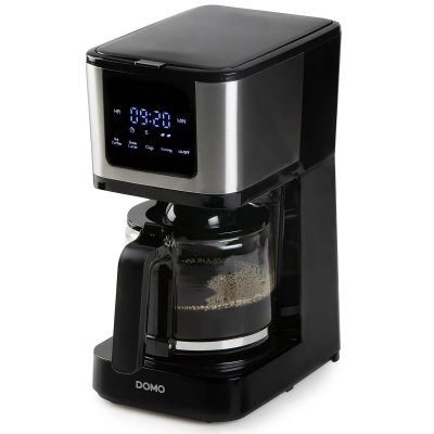 DOMO Cafeti&egrave;re filtre programmable 10 tasses 900w noir DO733K