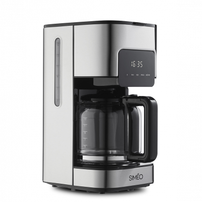 Cafeti&egrave;re filtre programmable 15 tasses 1000w - Simeo - cfp210 - inox