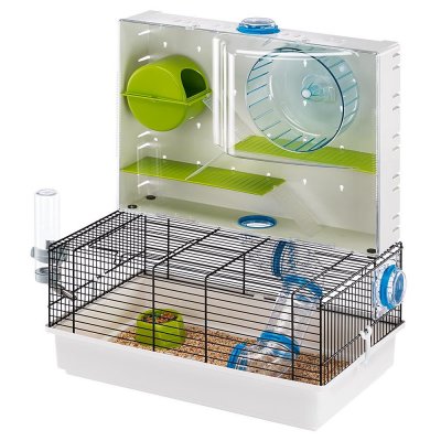 FERPLAST Cage modulable hamsters souris  OLIMPIA aire de jeux &eacute;quip&eacute;e