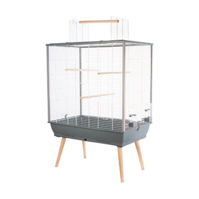 ZOLUX Cage perruches Neo Jili Gris L78 x P48 x h112 cm 