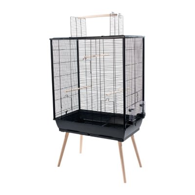 ZOLUX Cage Pour Oiseaux Sur&eacute;lev&eacute;e Neo Jili Xl Noir H132cm &ndash; 