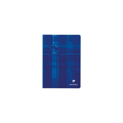 CLAIREFONTAINE Cahier  Piqu&eacute; Bleu/Gris A4 48 pages S&eacute;y&egrave;s