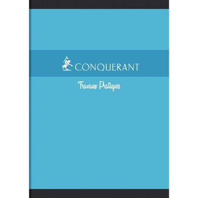 CONQUERANT Cahier De Travaux Pratiques Piq&ucirc;re 96 Pages Format A4