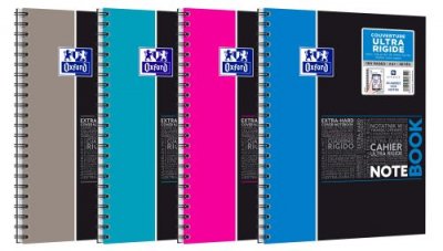 OXFORD Cahier  Notebook - spiral&eacute; - couverture polypro - 160 pages - s&eacute;y&egrave;s - 23x29,7 cm