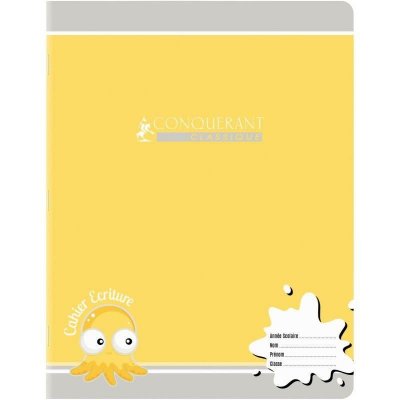 OXFORD Cahier piqures Conquerant 17x22 32p DL 3mm i/v 90g
