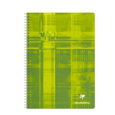 CLAIREFONTAINE Cahier spirales  petit carreaux A4 180p 90g