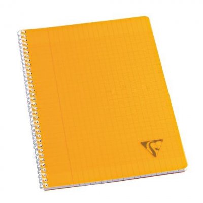 CLAIREFONTAINE Cahiers &Agrave; Reliure Spiral&eacute;e 90 Feuilles Quadrill&eacute;es 5pcs 