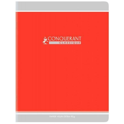 OXFORD Cahiers Conqu&eacute;rant piq&ucirc;re - 17x22 cm - 32 pages - grands carreaux