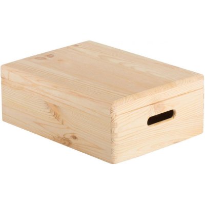 ASTIGARRAGA Caisse de rangement 40 x 30 x 14 cm - pin massif - 