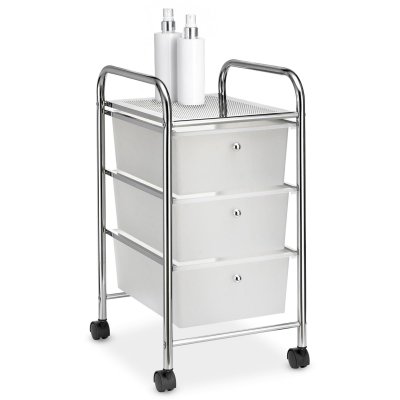 Caisson sur roulettes GINA 3 tiroirs plastiques