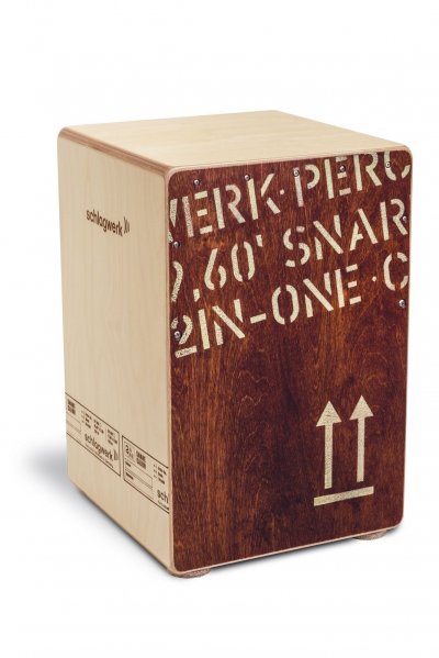 SCHLAGWERK Cajon  CP403RED 2 en 1 Bouleau Rouge Medium