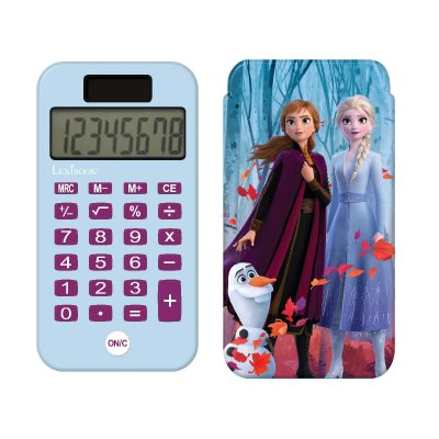 LEXIBOOK Calculatrice de poche  La Reine des Neiges avec couvercle